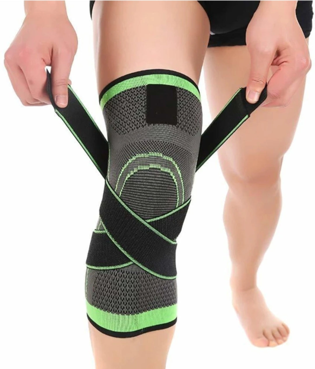 Elastic Sports Kneepad Men Women Pressurized Knee Support Protector Fitness Gear Running Basketball Volleyball Protector
