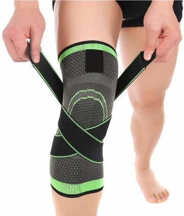 Elastic Sports Kneepad Men Women Pressurized Knee Support Protector Fitness Gear Running Basketball Volleyball Protector