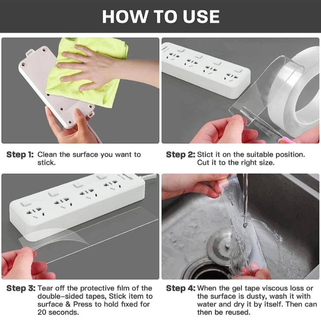 Double Sided Adhesive Tape ( Pack Of 2 )